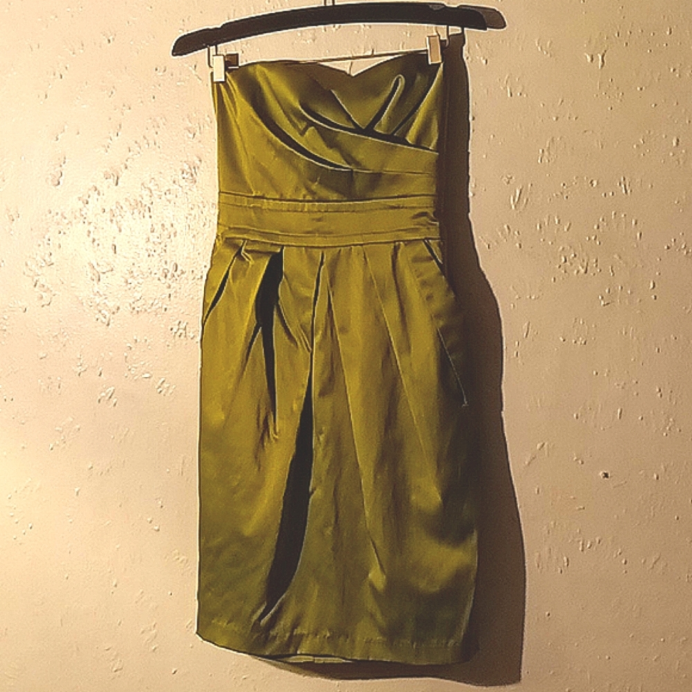 Teeze me, Satin-e ,strapless, formal dress